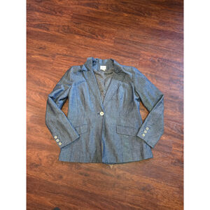 Emma James denim blazer jacket size 12